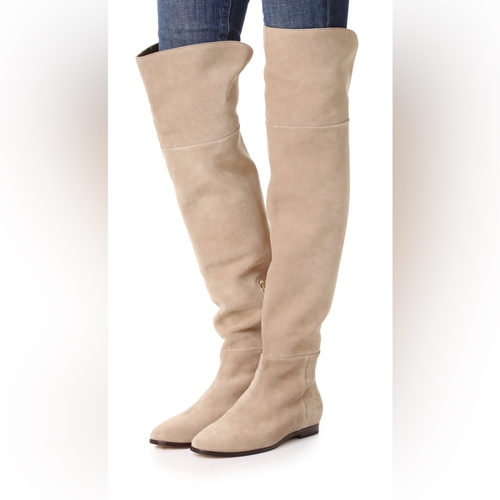 Joie Harmonee Over The Knee flat Boots in Gesso SZ 37.5